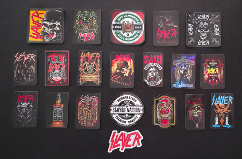 Thrash metal vinyl - metal, stickers
