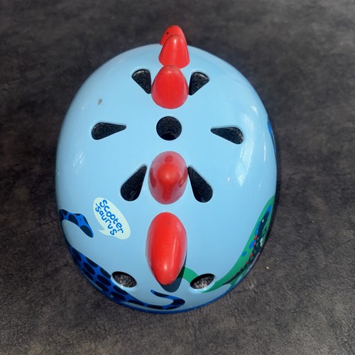 Kids micro blue dinosaur bike - kids,